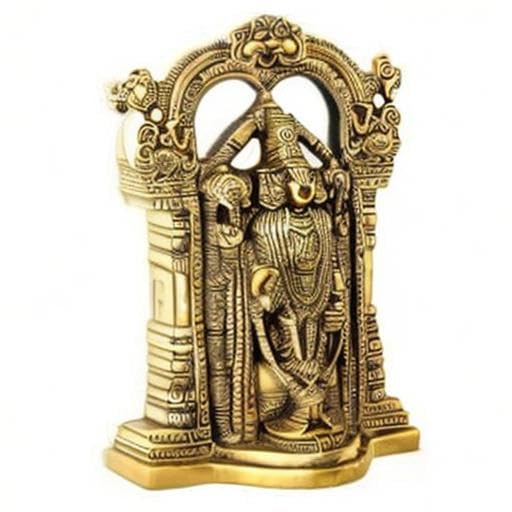 Kalakriti Metal Wall Hanging God Tirupati Balaji, Sri Venkateswara Idol, Spiritual Home Dcor, Gift Statue For Pooja, Living Room